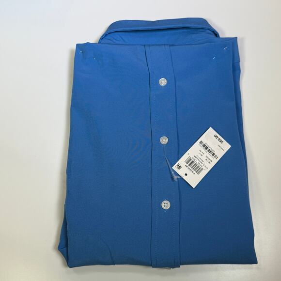 Club Room Men's Regular Fit Solid Dress Shirt, Regatta 16.5 34/35 $60 - Picture 5 of 6